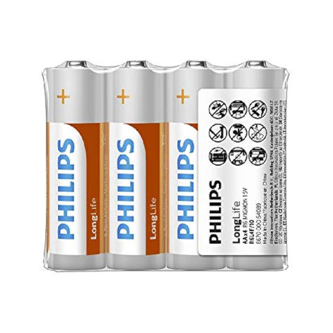 Батарейки АА Philips LongLife Zinc (4 шт)