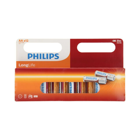 Батарейки АА Philips LongLife Zinc (12 шт)