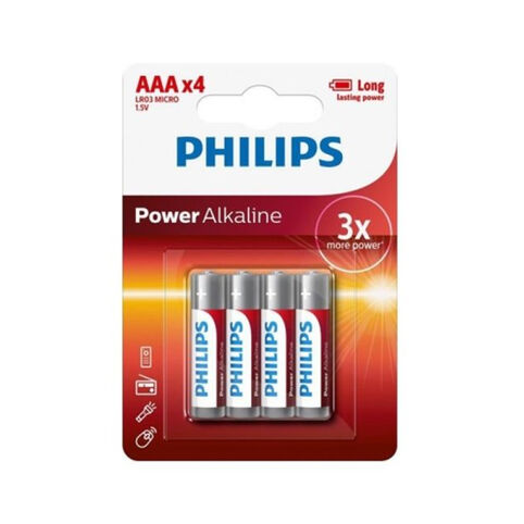 Батарейки ААА Philips Power Alkaline (4 шт)