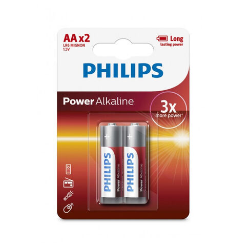 Батарейки АА Philips Power Alkaline (2 шт)