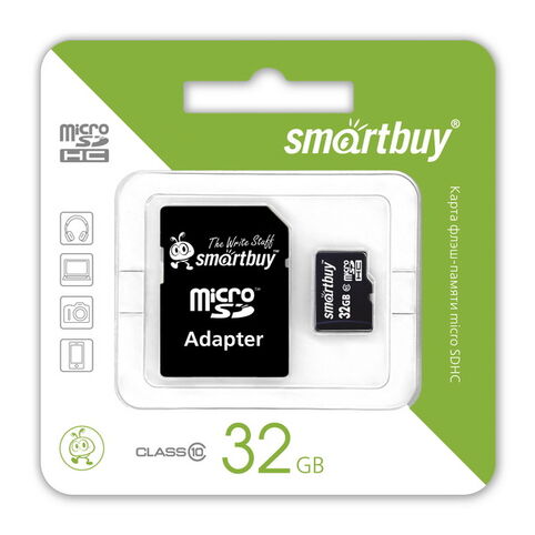 Карта памяти Smart Buy 32GB (MicroSDHC)