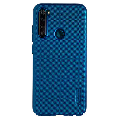 Чехол для Redmi Note 8 бампер пластиковый Nillkin (Синий)