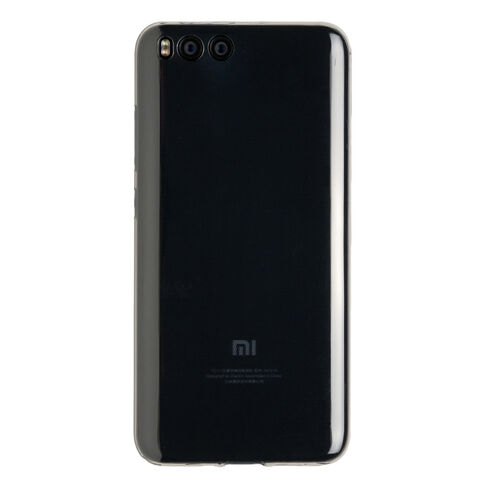 Силиконовый чехол для Xiaomi Mi 6 (Прозрачный чёрный)