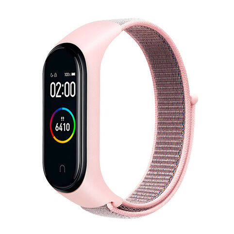 Нейлоновый ремешок для Mi Band 3 (Светло-розовый)