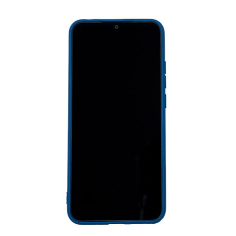 Чехол для Redmi 9C бампер AT Silicone case (синий)