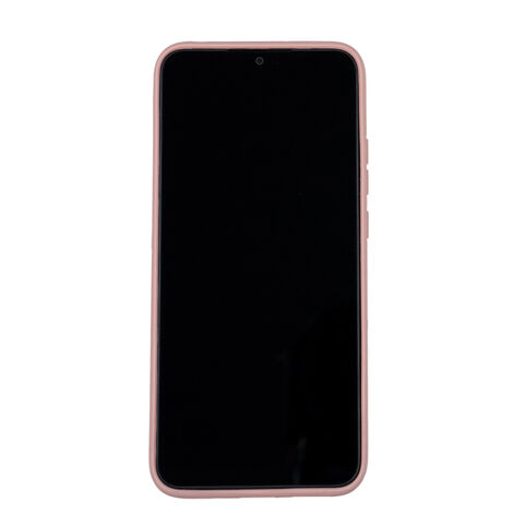 Чехол для Redmi 9C бампер AT Silicone case (розовый)