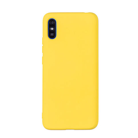 Чехол для Redmi 9A бампер CASE Liquid (Желтый)