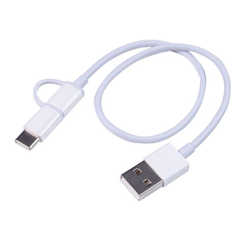 Кабель Xiaomi USB - Micro-USB - Type-C (30 см) фото