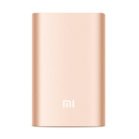 Внешний аккумулятор Xiaomi Mi Power Bank 10000 мАч (Золотой)