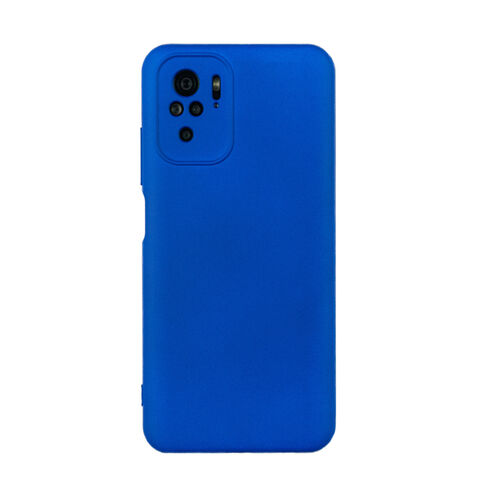 Чехол для Redmi Note 10 бампер CASE Liquid (Синий)