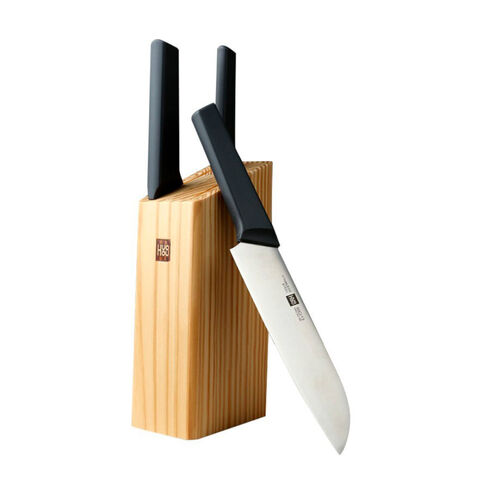 Набор ножей из нержавеющей стали с подставкой Huo Hou Fire Kitchen Steel Knife Set HU0059 фото