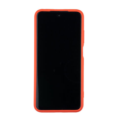 Чехол для Redmi 10 бампер AT Silicone Case (красный)