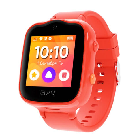 Детские часы Elari KidPhone 4G Bubble (Красные)
