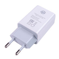 Сетевое зарядное устройство АТ 2 USB (Белое)
