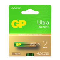 Батарейки ААА GP Ultra LR03/24AUETA21 2BP