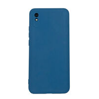 Чехол для Redmi 9A бампер AT Silicone case (синий)