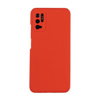 Чехол для POCO M3 Pro 5G/Redmi Note 10 5G бампер АТ Silicone Case (Красный)