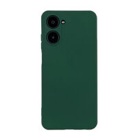 Чехол для Realme 10 бампер АТ Silicone case (темно-зеленый)
