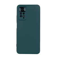 Чехол для Redmi Note 11 Pro/11 Pro 5G бампер АТ Silicone Case (темно-зеленый)
