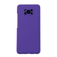 Чехол для POCO X3/X3 Pro бампер АТ Silicone Case (Фиолетовый)