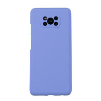 Чехол для POCO X3/X3 Pro бампер АТ Silicone Case (Светло-фиолетовый)