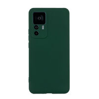 Чехол для Xiaomi 12T/12T Pro бампер АТ Silicone Case (темно-зеленый)