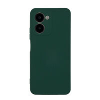 Чехол для Realme C33 бампер АТ Silicone case (темно-зеленый)