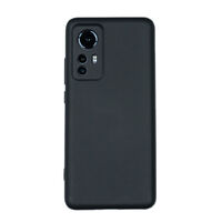 Чехол для Xiaomi 12/12X бампер АТ Silicone Case (черный)