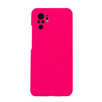 Чехол для Redmi Note 10/10S бампер АТ Silicone Case (Ярко-розовый)