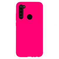 Чехол для Redmi Note 8 бампер AT Silicone case (Розовый)
