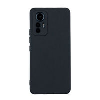 Чехол для Xiaomi 12 Lite бампер АТ Silicone case (черный)