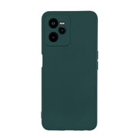 Чехол для Realme C35 бампер АТ Silicone case (темно-зеленый)