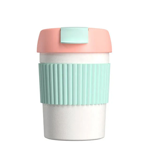 Термокружка KKF Coffee Tumbler mini (розовый-мятный-белый)