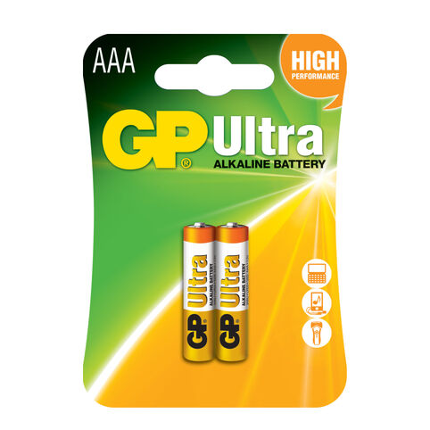 Батарейки ААА алкалиновые GP Alkaline Ultra LR03/24AU 2BP фото