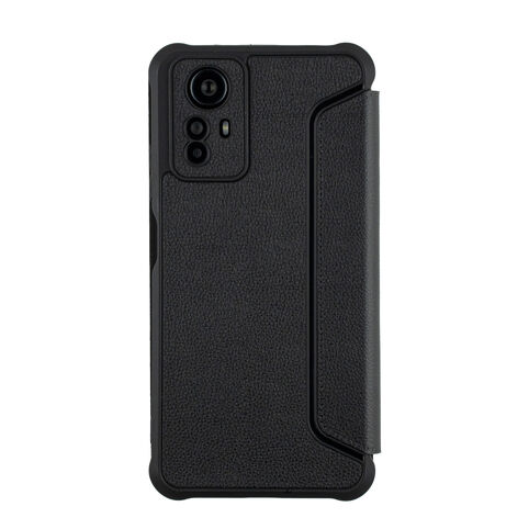 Чехол для Redmi Note 12S книжкой с защитой камеры АТ (черный)