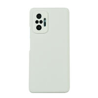 Чехол для Redmi Note 10 Pro бампер АТ Silicone Case (Белый)